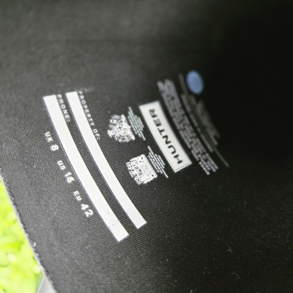 HUNTER Original Back Adjustable Tall Rain Boot Size 10 - Picture 8 of 8